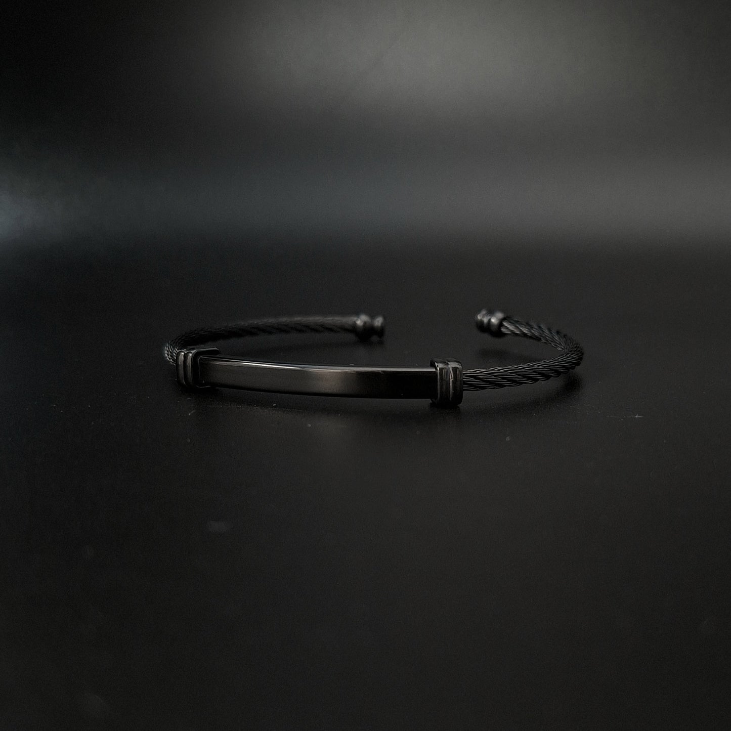Brazalete Abierto de Acero Inoxidable