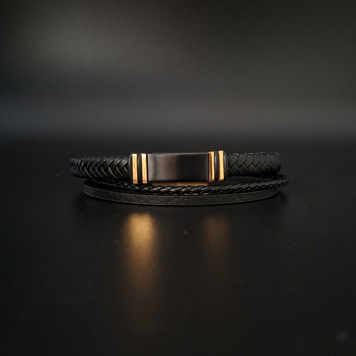 Pulsera Triple de Piel