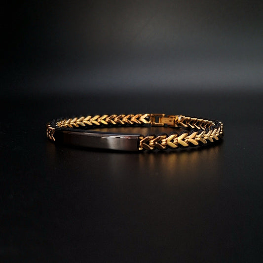 Pulsera Acero Inoxidable con Placa