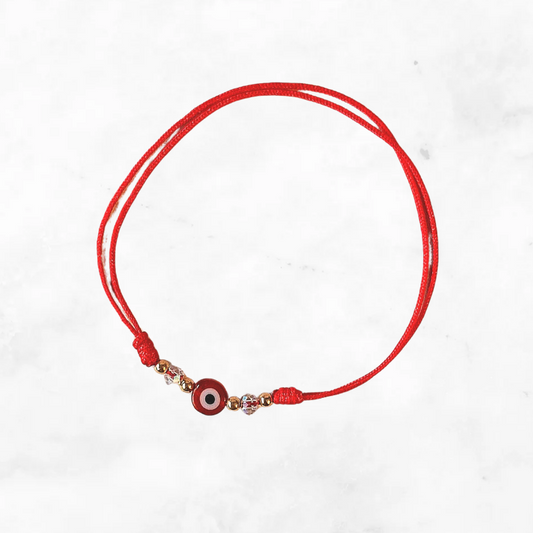 Pulsera Roja de Hilo Para la Buena Suerte