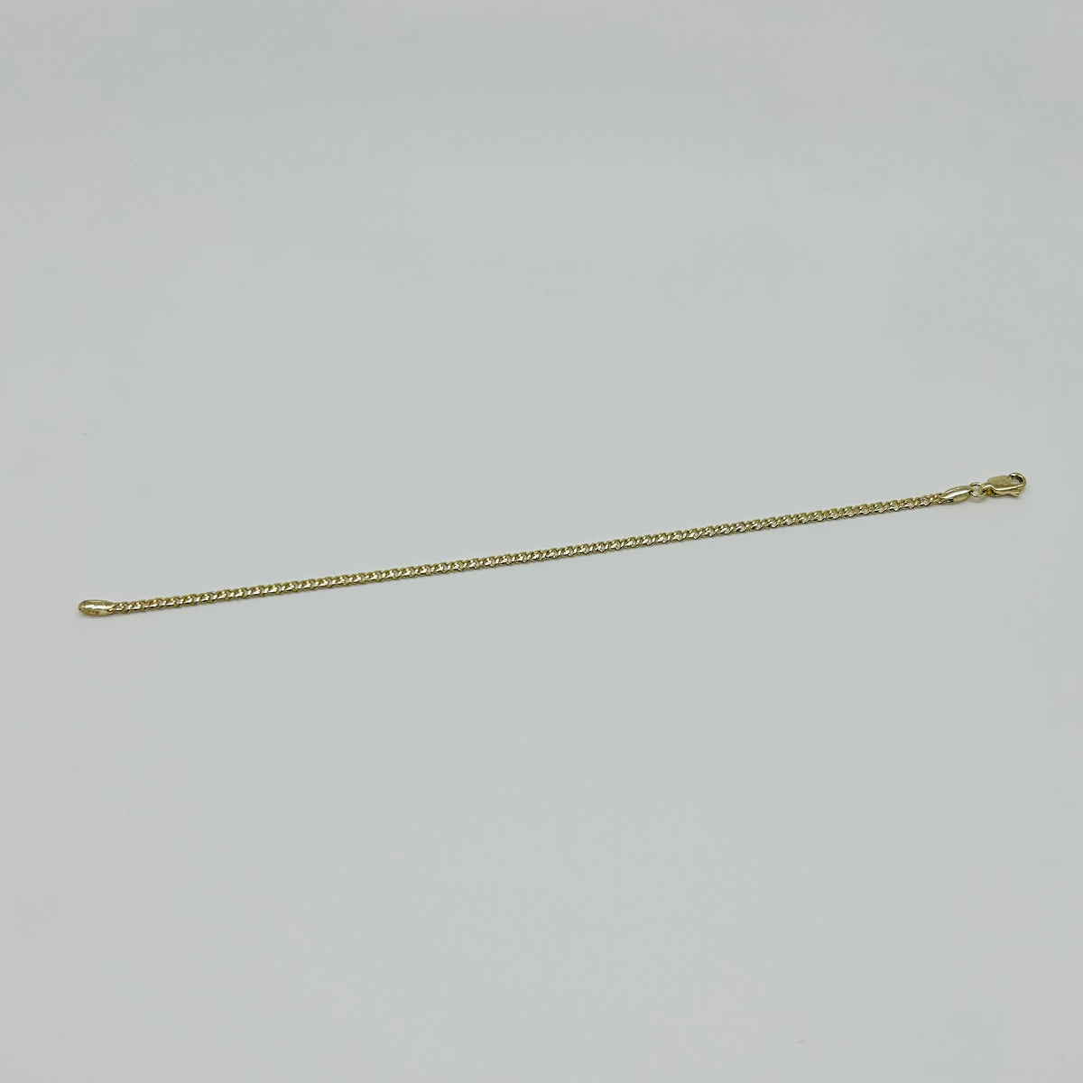 Pulsera Tejido Delgado de Oro Laminado