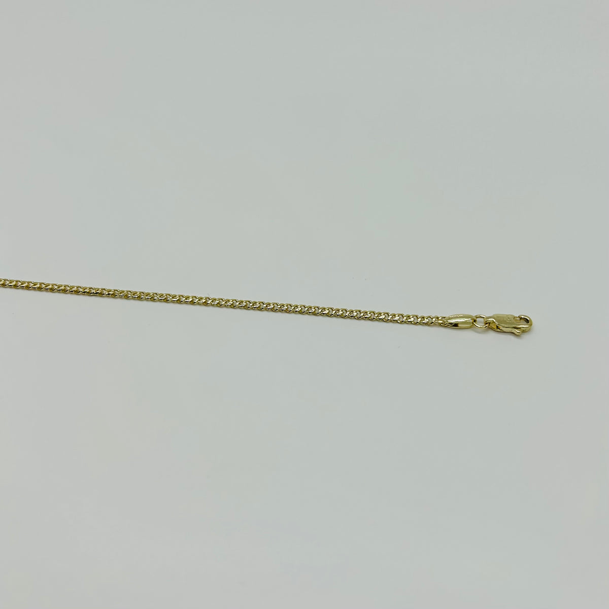 Pulsera Tejido Delgado de Oro Laminado