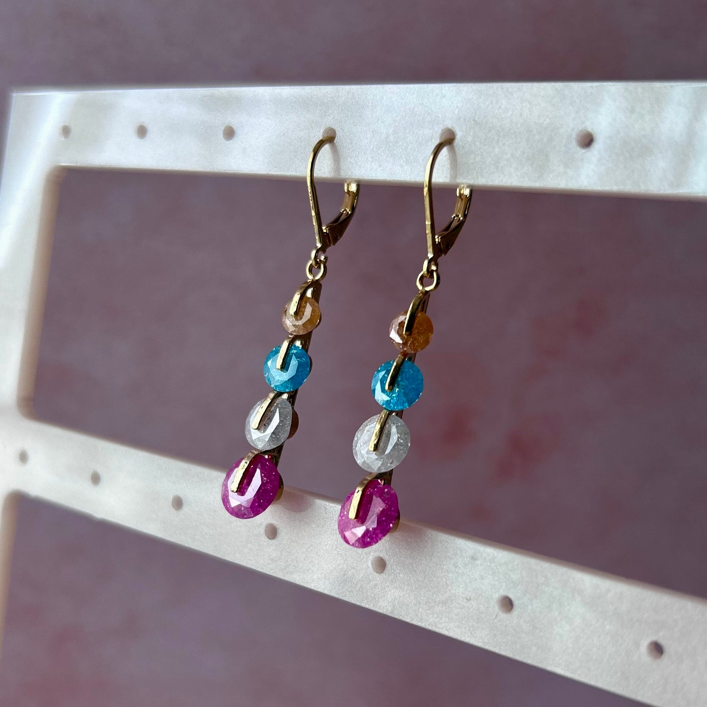 Aretes Largos 4 Colores