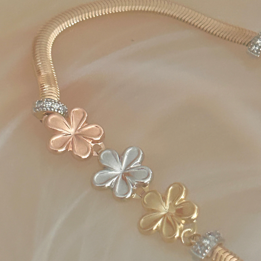 Pulsera Florence en Oro Tricolor 10K
