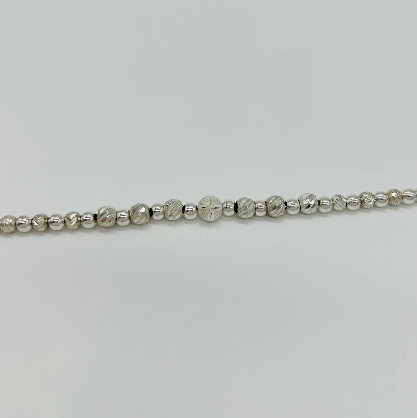 Pulsera de Plata con Bolitas